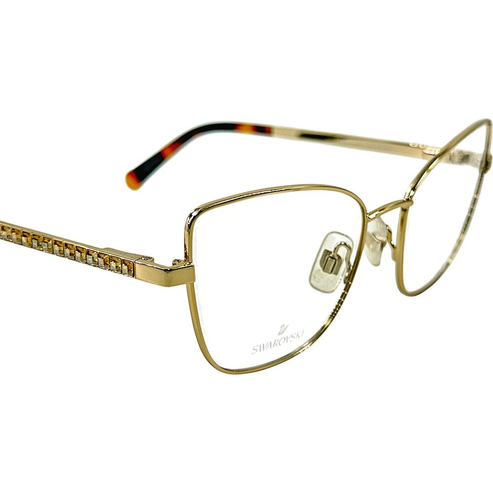Swarovski SK5287 Womens Metal Eyeglass Frame 032 Gold 54-17 - Picture 5 of 5